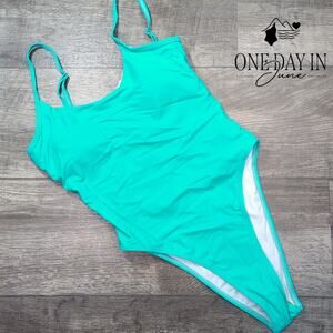 Aleumdr High Cut Cheeky One Piece Swimsuit Size S